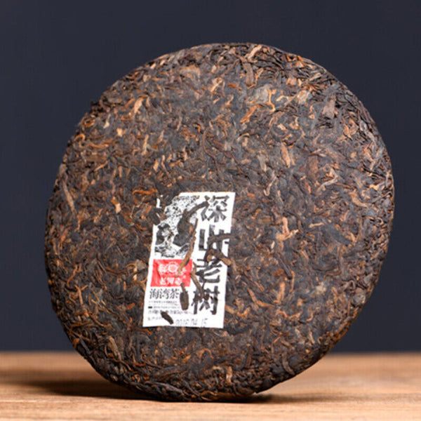 TongZhi Haiwan Shen Shan Lao Shu Puer 500g Puerh Tea Deep Mountain Ripe Lao
