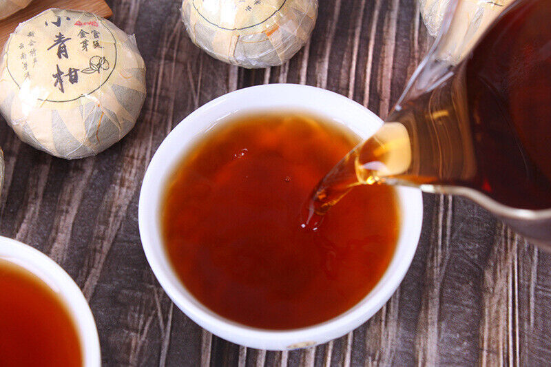 HelloYoung Yunnan Pu'er Tea Menghai Golden Bud Pu'er Tea Ripe Tea 500g