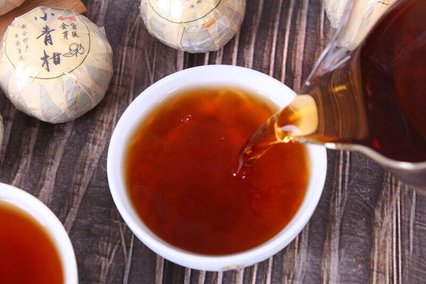 HelloYoung Yunnan Pu'er Tea Menghai Golden Bud Pu'er Tea Ripe Tea 500g