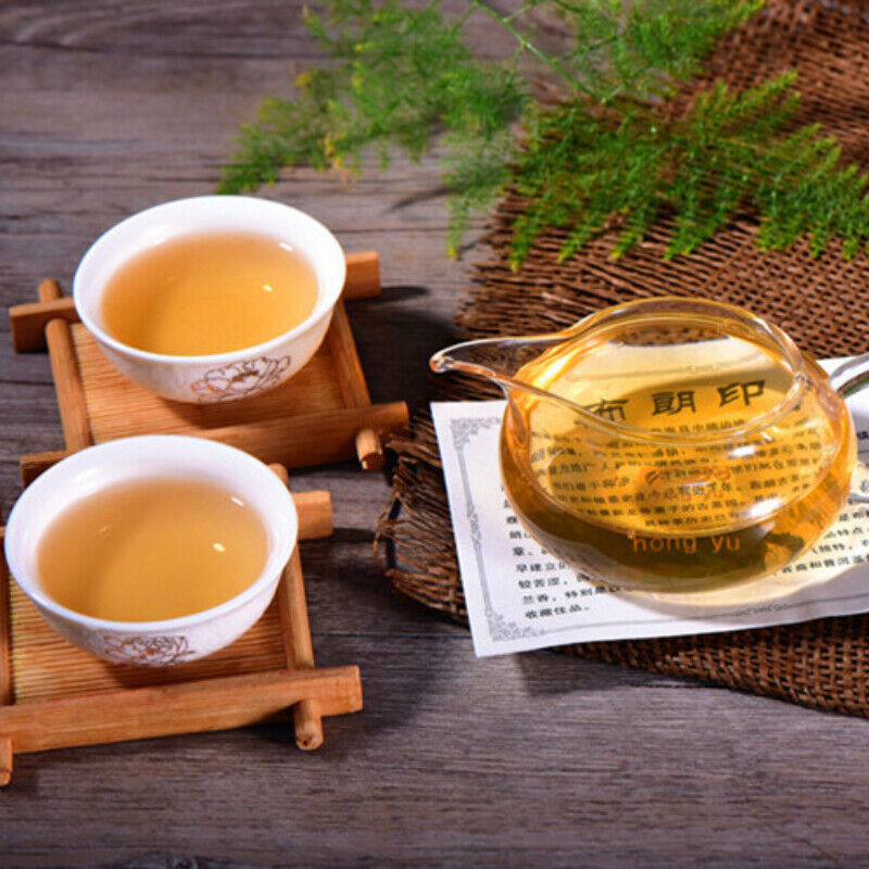 HelloYoung Pu'er Raw Tea Pressed Tea Cake Yunnan Old Tree Puerh Green Tea357g Premium Aged