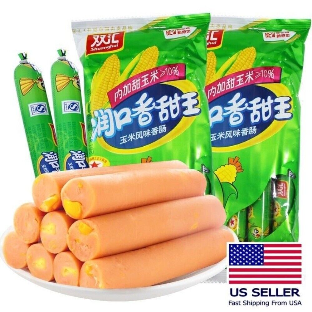 Shuanghui Corn Flavor Ham Sausage Snack Food - 30g per Piece, 9 Pieces in Total Main image