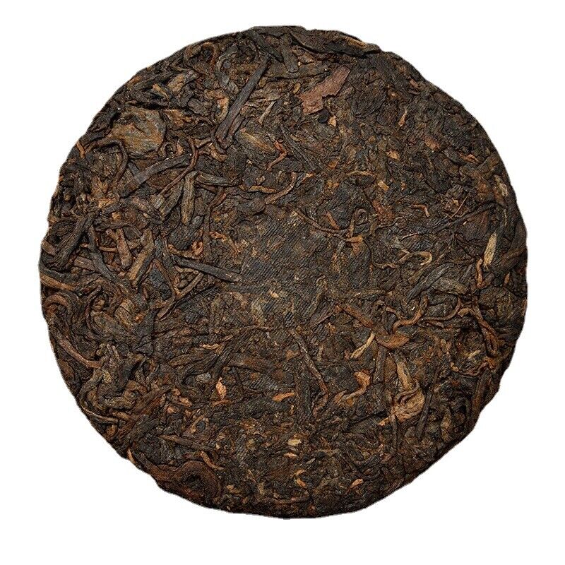 HelloYoung Yunnan Pu-Erh Tea Cooked Tea Cake Bailing Golden Bud Cooked Cake 100g/3.52oz