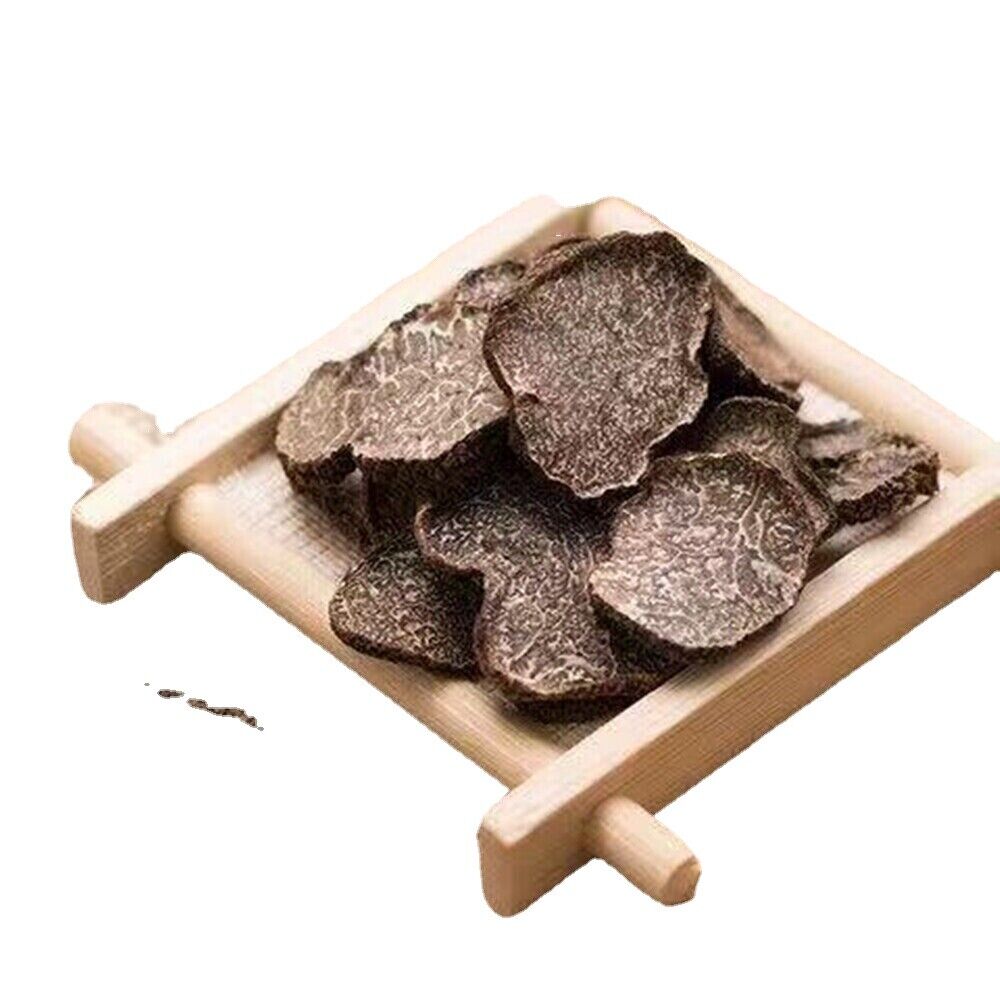 HelloYoung 25-100g Sliced Black Truffle (1.76 oz) Dried Truffle Cloud Black Truffle Main image