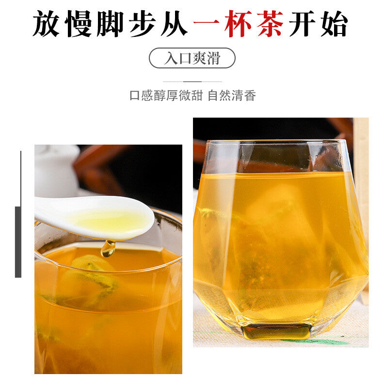 Herbal Tea with Chicory Poria Pueraria Lily and Mulberry in Kraft Paper Bag