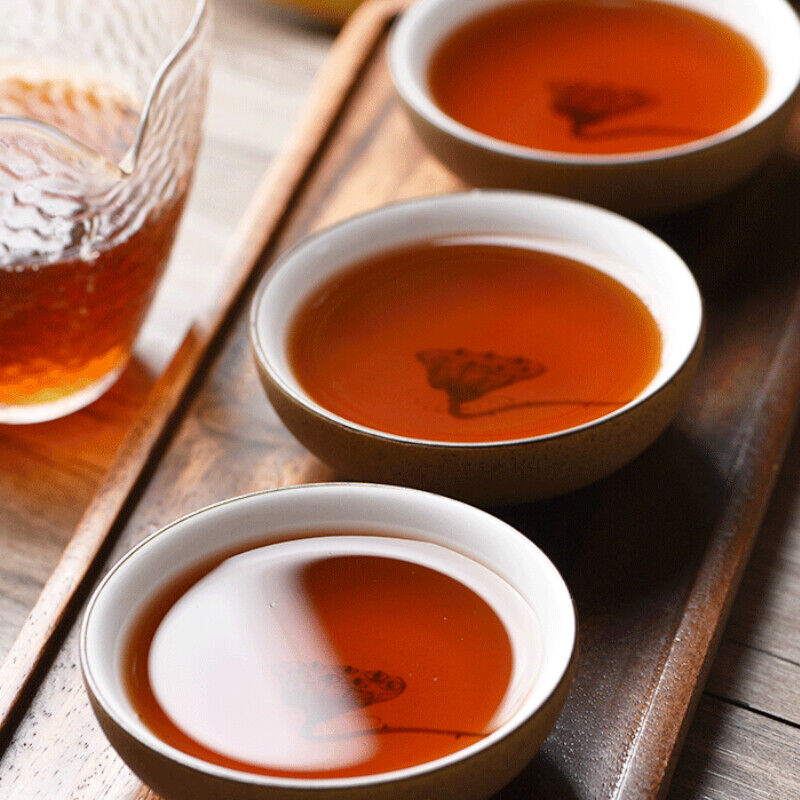 HelloYoung TeaPu-Erh Chinese Puerh Black Tea Ripe Tea Cake Health Care 357g Natural Big Tree