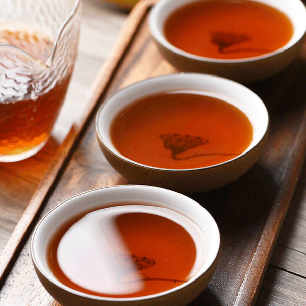 HelloYoung TeaPu-Erh Chinese Puerh Black Tea Ripe Tea Cake Health Care 357g Natural Big Tree