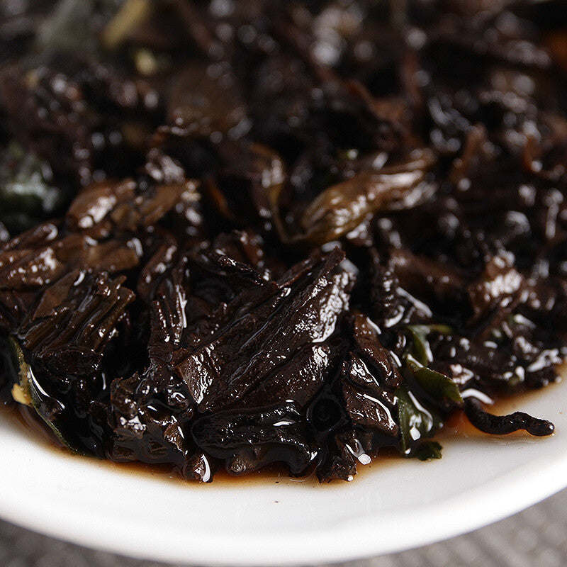 Yunnan Puerh Tea,Golden Dawn Glutinous Fragrance Tuo Tea,Miniature Ripe Tea 500g
