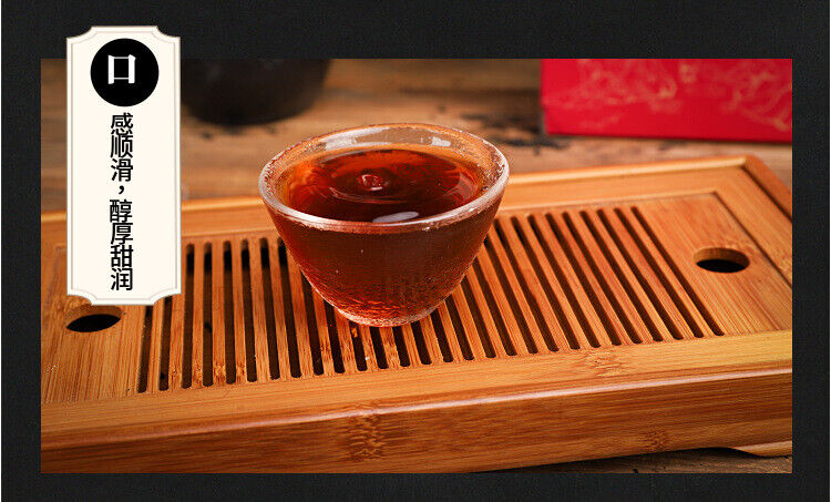 HelloYoung 1kg Hunan Anhua black tea hand-built por brick black tea Anhua black tea Tian Fu