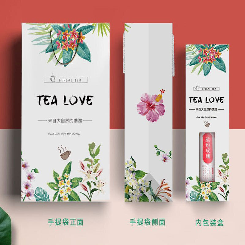 HelloYoung 150G Rose tea, osmanthus box, flower fruit tea, gift box, flower tea