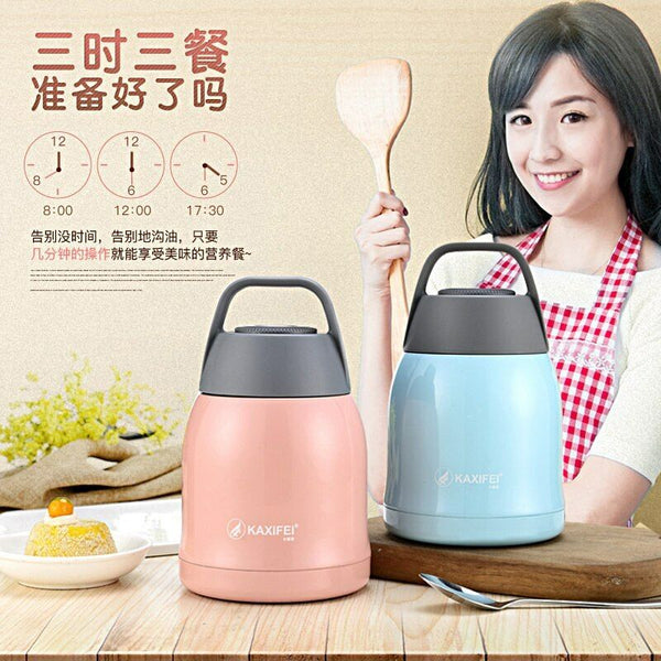 Insulation Stainless Steel Thermos LunchBox Tableware Meal Container Vacuum Food