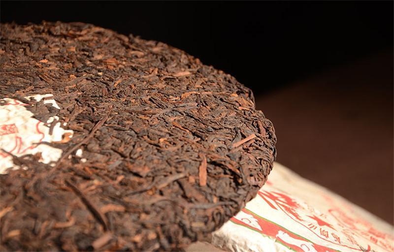 357g Old Ripe Pu Erh Tea Cake Yunnan Orgnic Puer Black Tea Chinese Healthy Food
