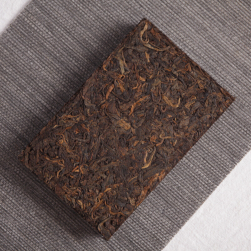 HelloYoung 250g Yunnan Pu'er Tea Menghai Mature Tea Yugong Golden Brick Aroma Mature Tea