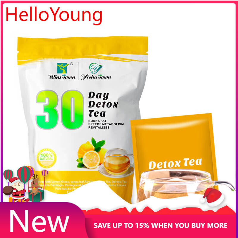 Lemon Flavor 30Days Detox Slimming Tea Loss Weight Boost Metabolism 3g*30bags Main image