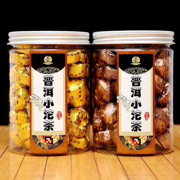 Pu'er Ripe Tea Mini Tuocha Glutinous Rice Flavor Yunnan Menghai Tangerine Peel