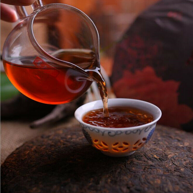 357g Jin Iceland Tea Pu'er Cooked Ripe Tea Yunnan Old Tree Great Puerh Black Tea