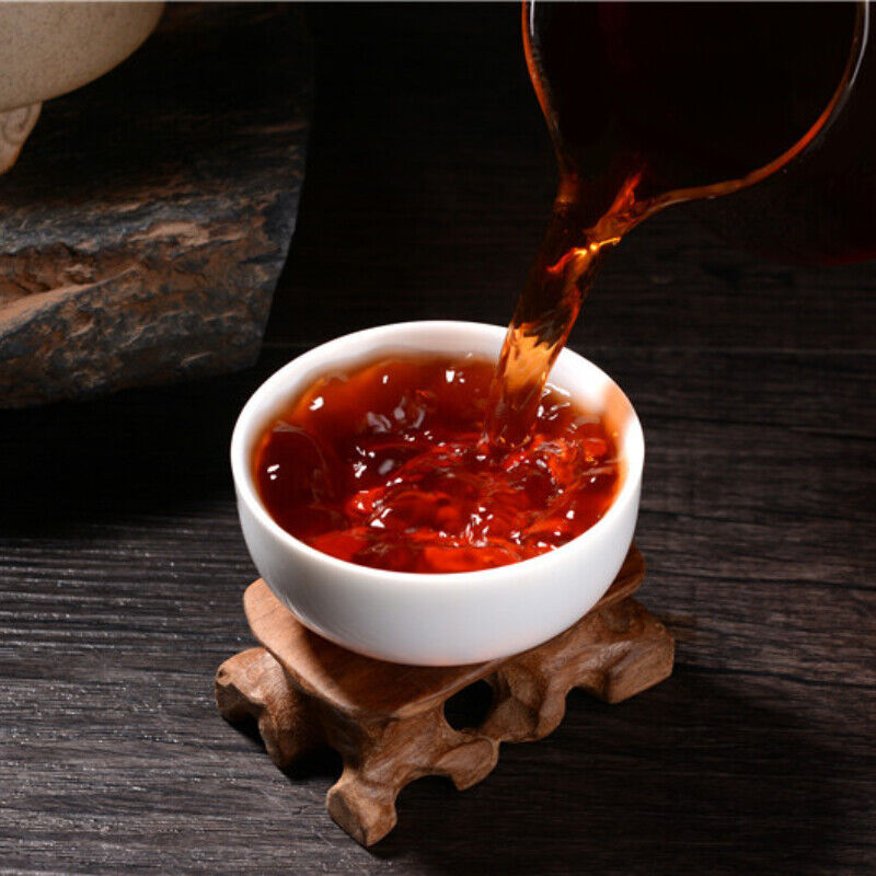 HelloYoung Yunnan Big Leaf Puerh Tea Cake Pu'er Ripe Tea 357g Top-Grade Chinese Dark Tea
