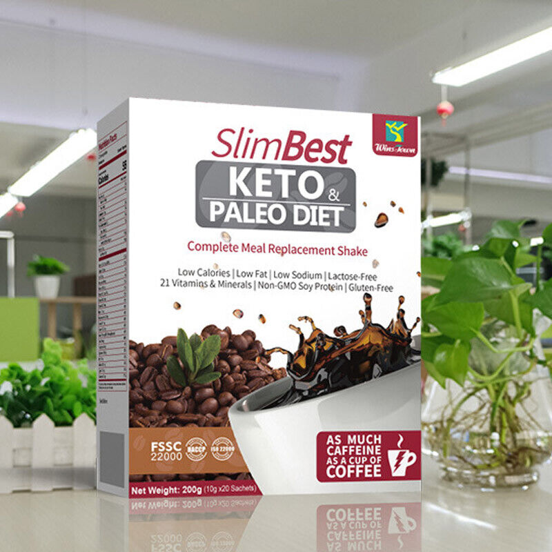 Natural Slimming Keto Coffee Diet Weight Loss Herbal Detox Instant Coffee 10g*20 Secondary image