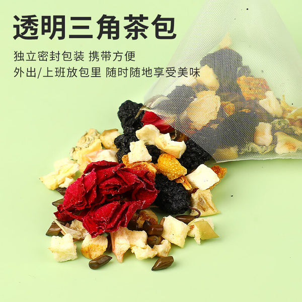 Slimming Detox Drink with Cassia Seed Weight Loss Apple Rose Lotus Leaf Tea