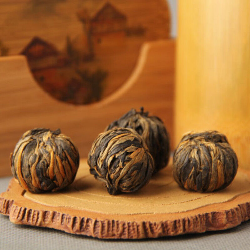 HelloYoung 100g/250g/500g China Yunnan Dianhong Dragon Pearl Dian Hong Black Tea Gold Pearl