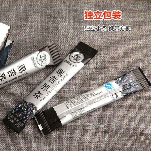 HelloYoung Premium Black Buckwheat Tea Black Tartary Buckwheat Full Chinese Tea 300g