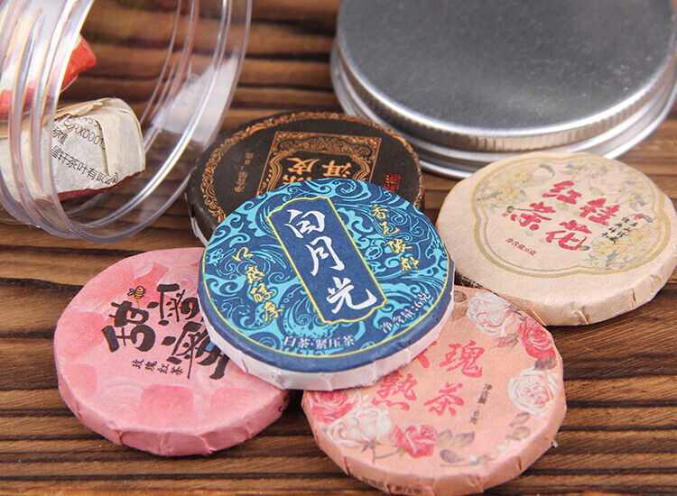 Small Tea Cake Sticky Rice Aroma Premium Tea 13PCS Yunnan Pu-erh Tea Black Tea