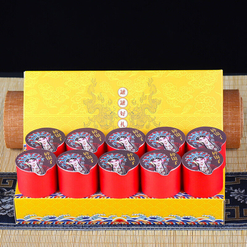 Sticky Rice Fragrance Broken Silver Yunnan Tea Fossil Small Canister Ripe Puerh