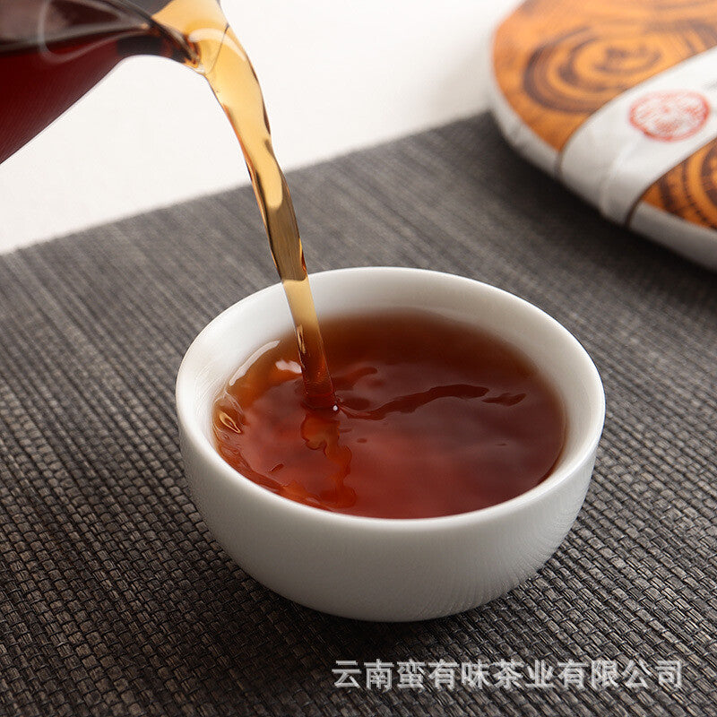 357g Aged Puerh Ripe Tea Menghai Golden Bud Tea , Yunnan Puerh Tea Main image