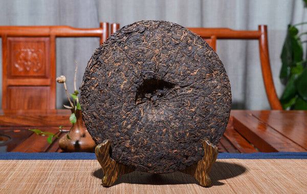 HelloYoung Yunnan Pu'er 357g Menghai Pu'er Ripe Tea Cake Yunnan Tea