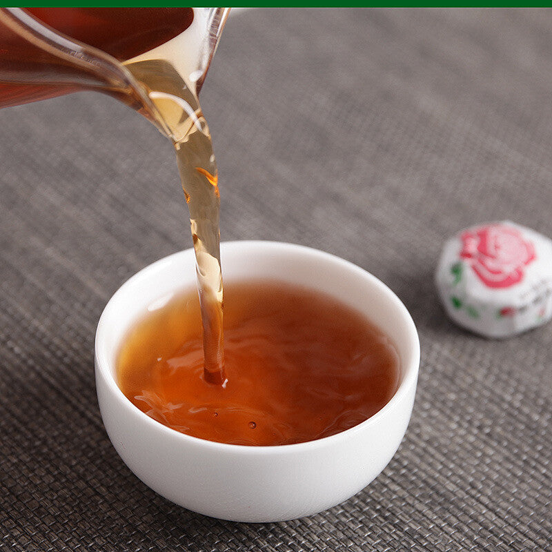 Yunnan Puerh Tea Golden Rose Tuo Tea Puerh Ripe Tea 500g Bulk Main image