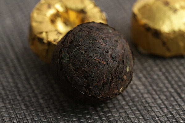 HelloYoung 500g Pu-erh Tea Aged Pu-erh Ripe Tea Glutinous Aroma Small Golden Tuo (RX)