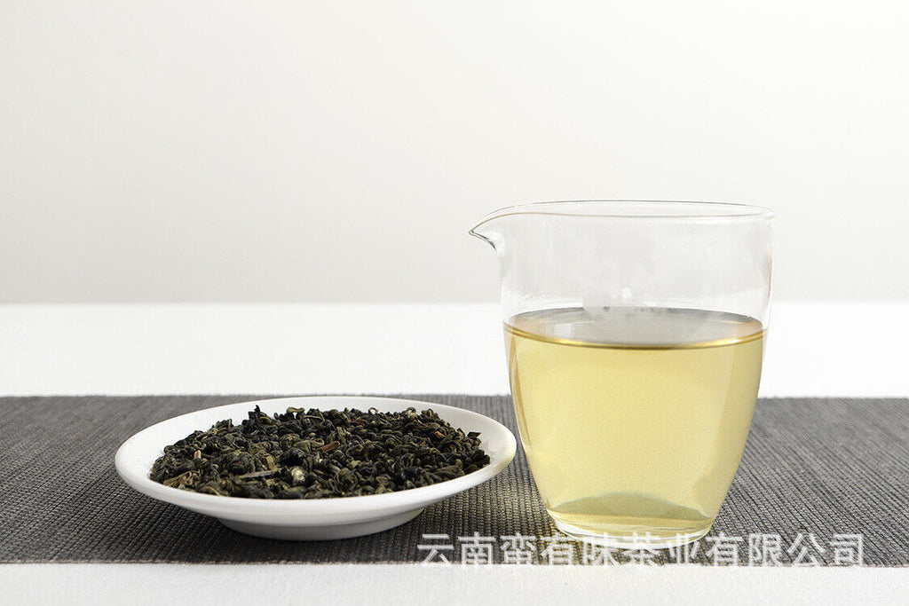 HelloYoung 500g bag Yunnan Yunnan Green Tea Puerh Tea Bi Luo Chun One bud and two leaves