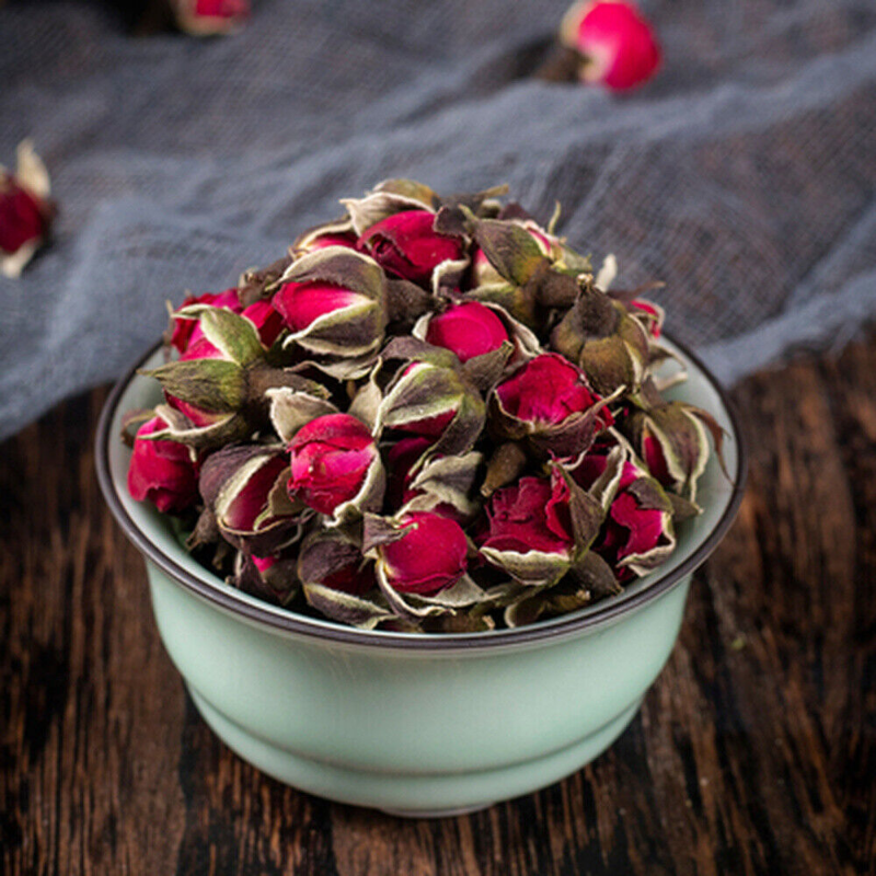Aroma Trockenblumen Floral Herbal Blooming Tea Chinese Flower Red Rose Bud Tea,