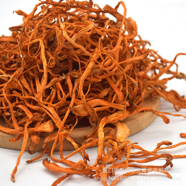 HelloYoung Chinese Anti-aging Cordyceps Flower100g Chong Cao Hua Lowering Blood Pressure