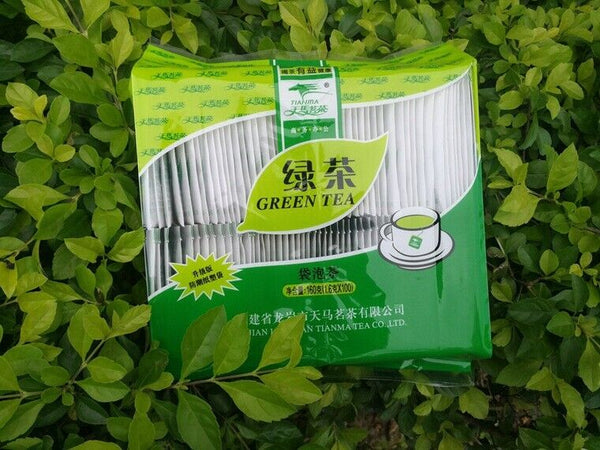HelloYoung Green Tea Bags Disposable Tea Bags 100 sachets per bag 160g