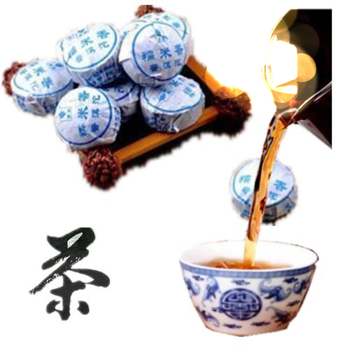 100g Chinese Ripe Puer Tea Pu-erh Tuo Tea Yunnan Mini Puerh Ball Tea Black Tea Main image