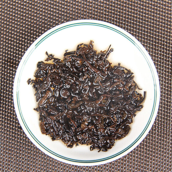 HelloYoung TeaPu'er Tea Cake Chinese Cooked Pu-erh Black Tea Natural 380g Menghai Big Tree
