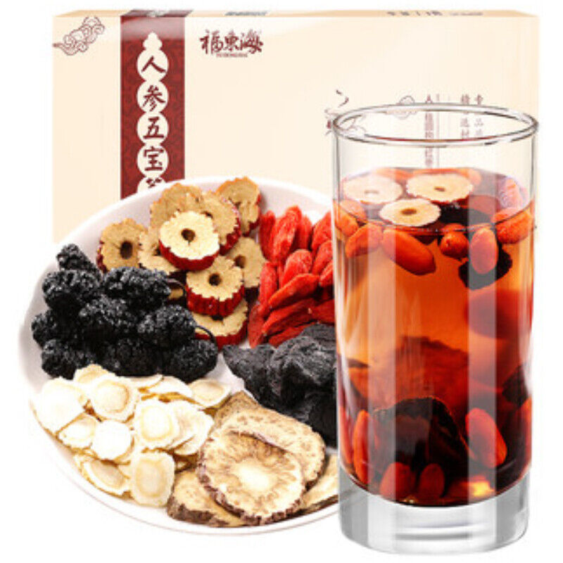HelloYoung Mulberry Maca Organic Renshenwubaocha New Man Health Herbal Tea Bag 25g*10 Bags Secondary image