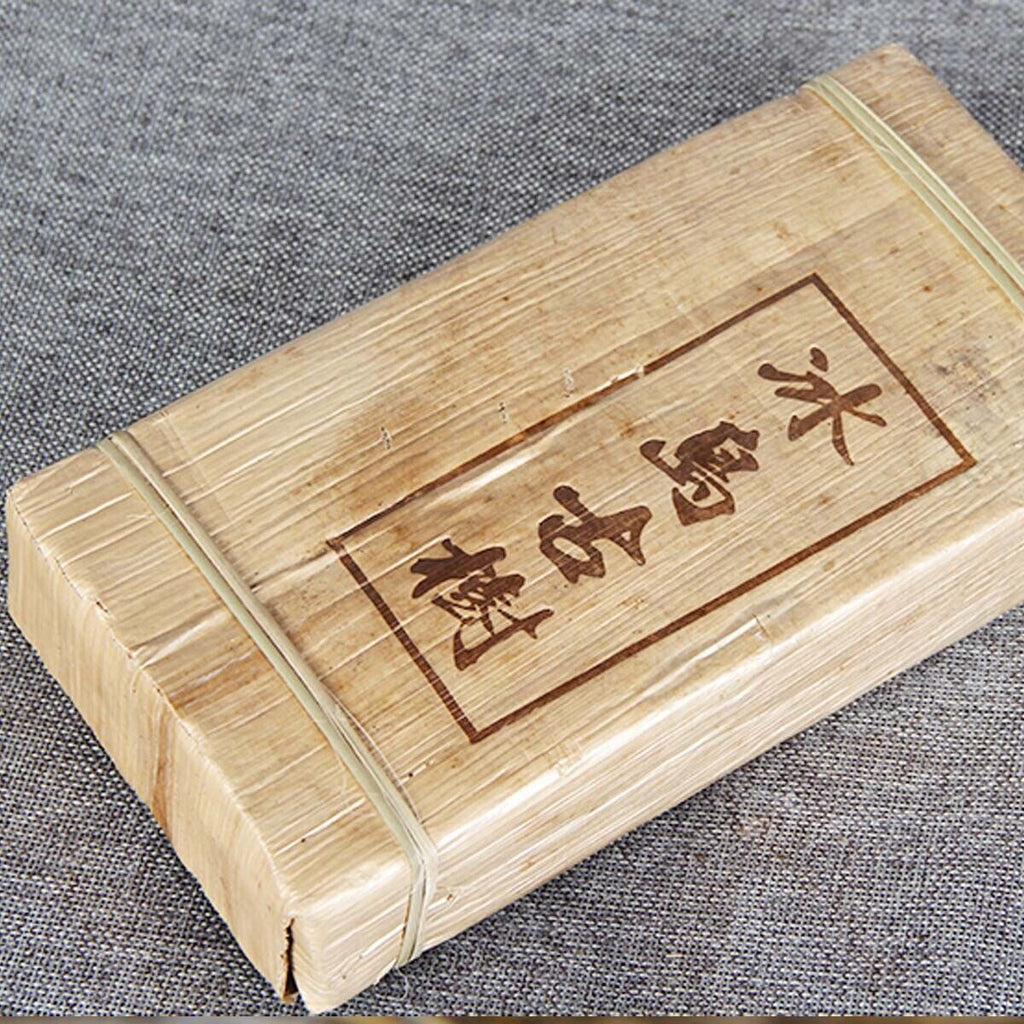 HelloYoung Bingdao Golden Leaf Ancient Tree Candy Sweet Tea Yunnan Puerh Cha Tea Brick 500g