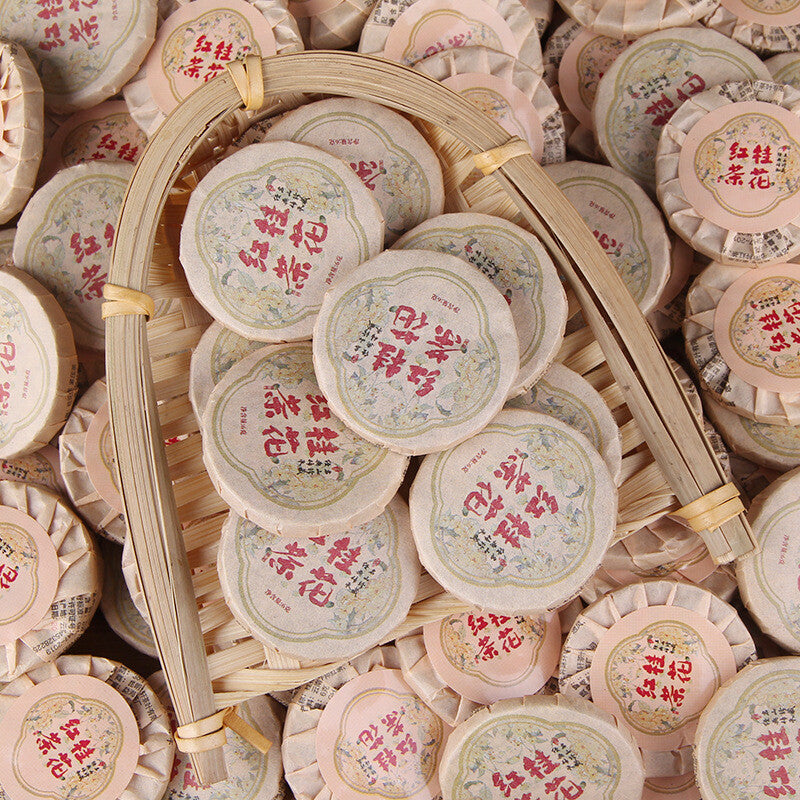 Small Tuocha Thin Slice Fragrant Osmanthus Black Tea Premium Fengqing Red Tea