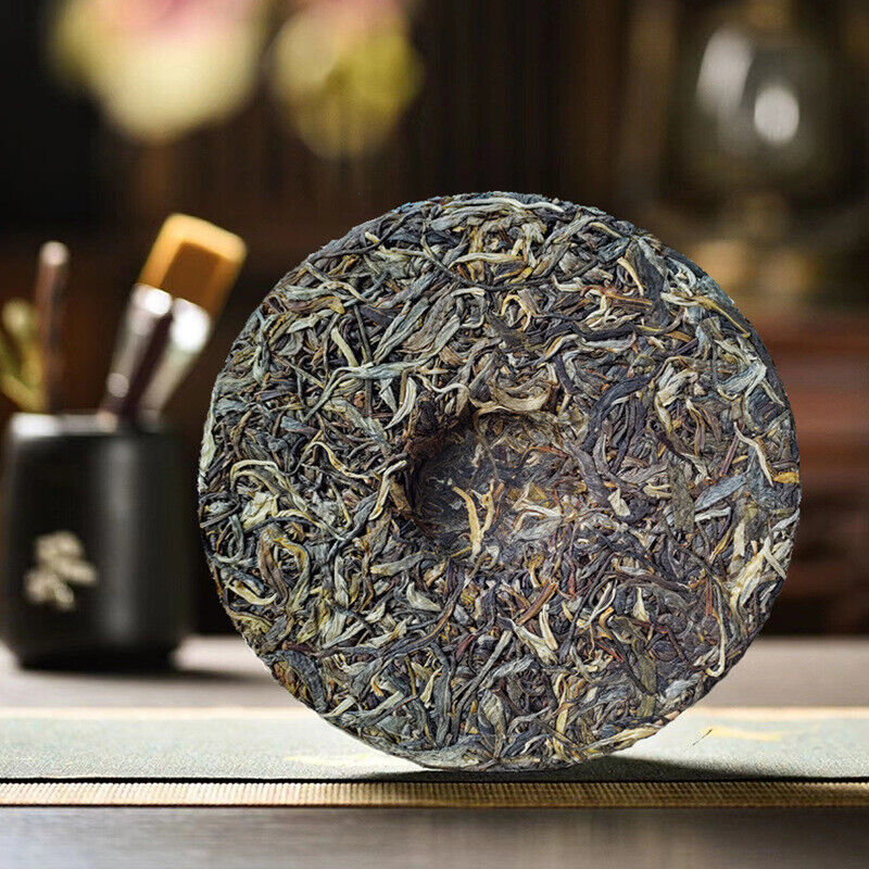 HelloYoung Royal Tribute Tea Manzon Ancient Puerh Raw Tea Kunming Dry Storage 357g/12.59oz