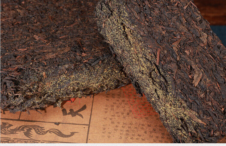 HelloYoung 920g Anhua black tea Tianjian Fu brick black tea raw tea golden flower black tea