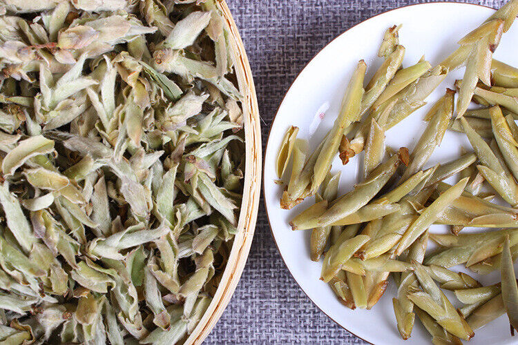 HelloYoung 500g Yunnan Tea Old Tea Tree White Buds Pu-erh Tea Raw Tea