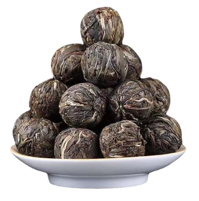 HelloYoung Longzhu Puerh Tea Mint Hetang Pu-erh Tea Raw Tea 500g 7g/pcTea Pu-erh Tea