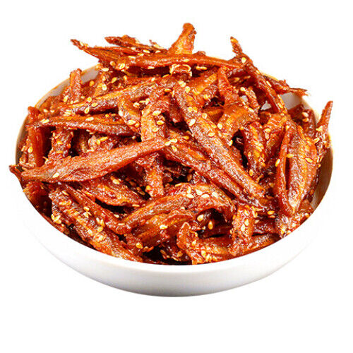 Spicy Silver Fish 500g Dried Small Fish Instant Chinese Specialty Seafood Snacks