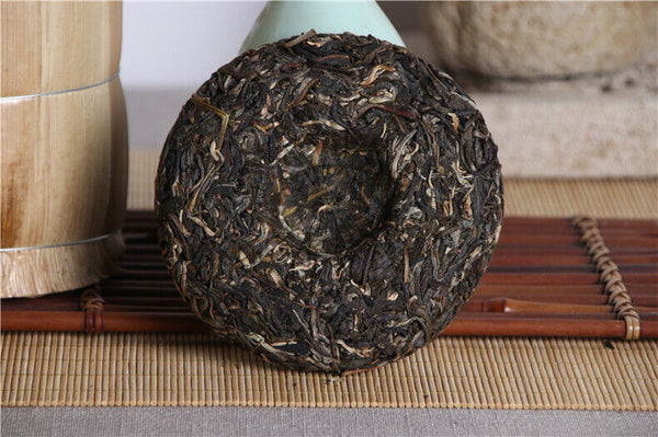 HelloYoung 100g Yunnan Pu'er Raw Tea Cake 布朗山帕沙古树100g生茶饼
