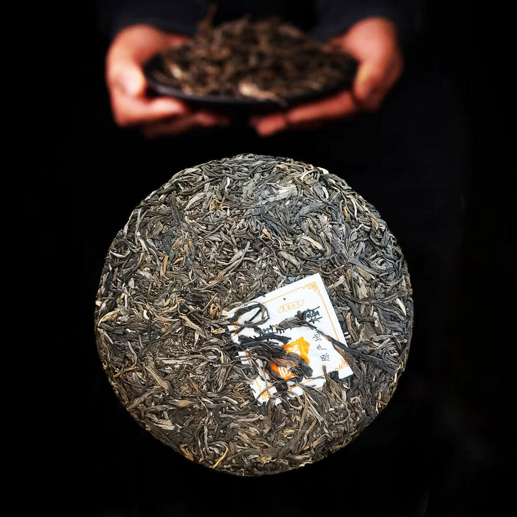 HelloYoung Kunming Pure Dry Storage Lao Banzhang Ancient Tea Pu'er Tea Raw Tea 357/12.59oz
