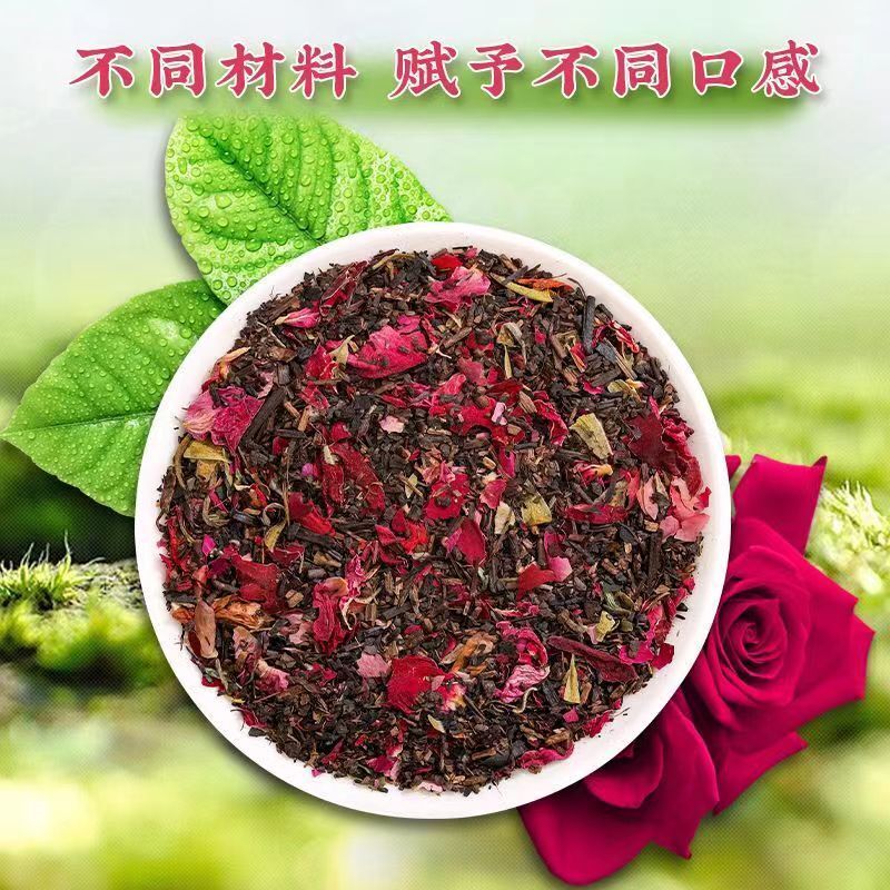 Rose Oolong Tea Cold Brew Floral Tea Bags for Office Wellness Main image