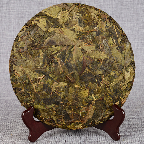 HelloYoung Pu-Erh Tea Hundred Year Old Tree Tea Cake Golden Leaf Gift Tea 357g