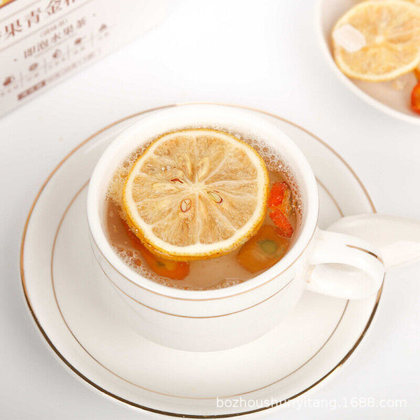 HelloYoung Kumquat Lemon Passion Fruit Tea Flower Fruit Tea Freeze-dried Lemon Slices 90g