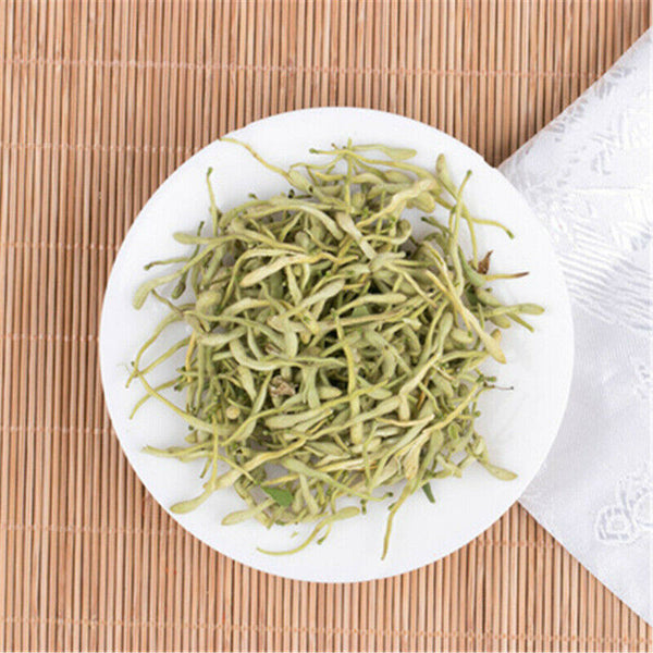 HelloYoung Organic Honeysuckle - Loose Buds Tea Natural Jin Yin Hua Ecology Loose Leaf Tea